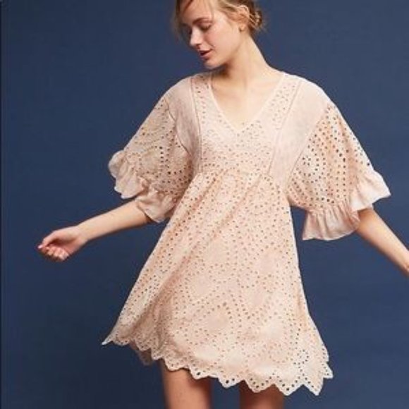 Anthropologie Dresses Anthr Akemi And Kin Eyelet Dress Poshmark